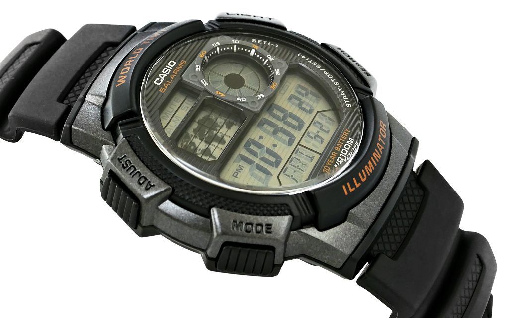 zegarek męski casio ae-1000w-1avdf + box