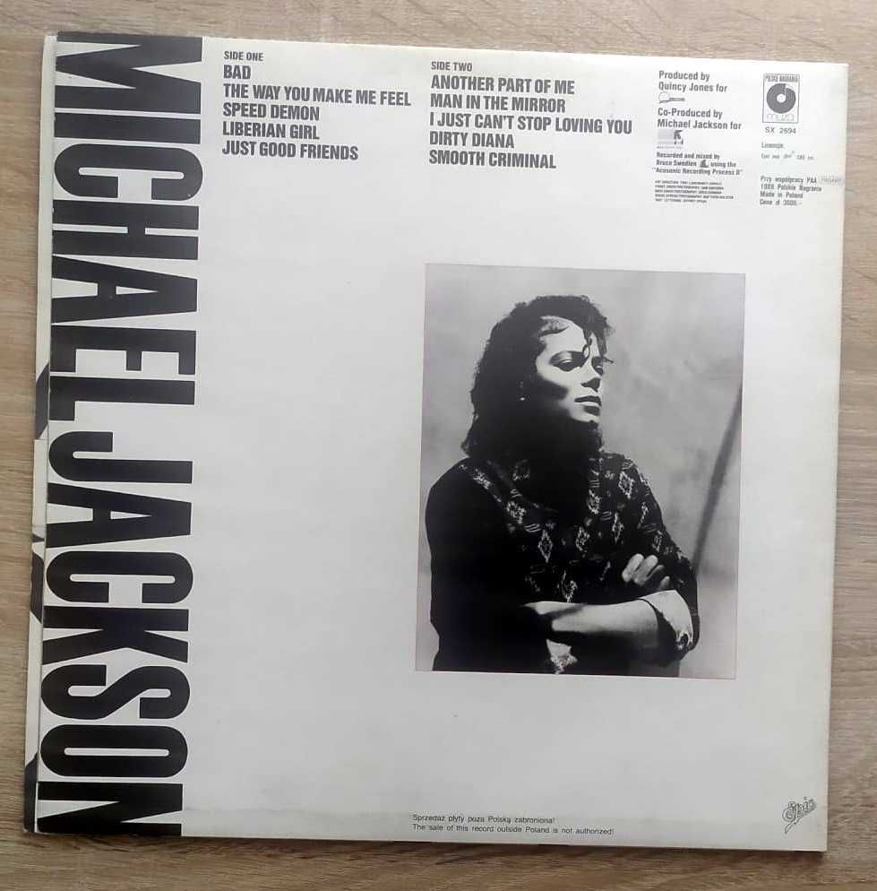 Płyta Winylowa Michael Jackson BAD