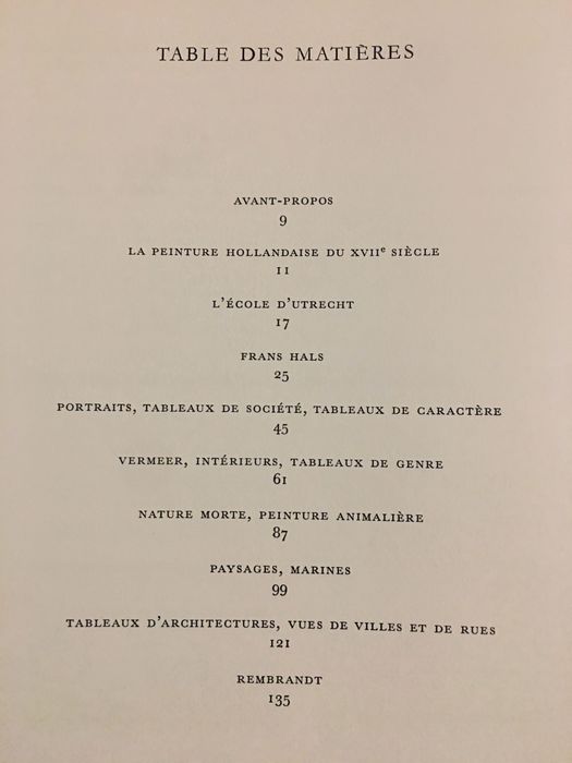 Huttinger – La Peinture Hollandaise au XVII Siècle
