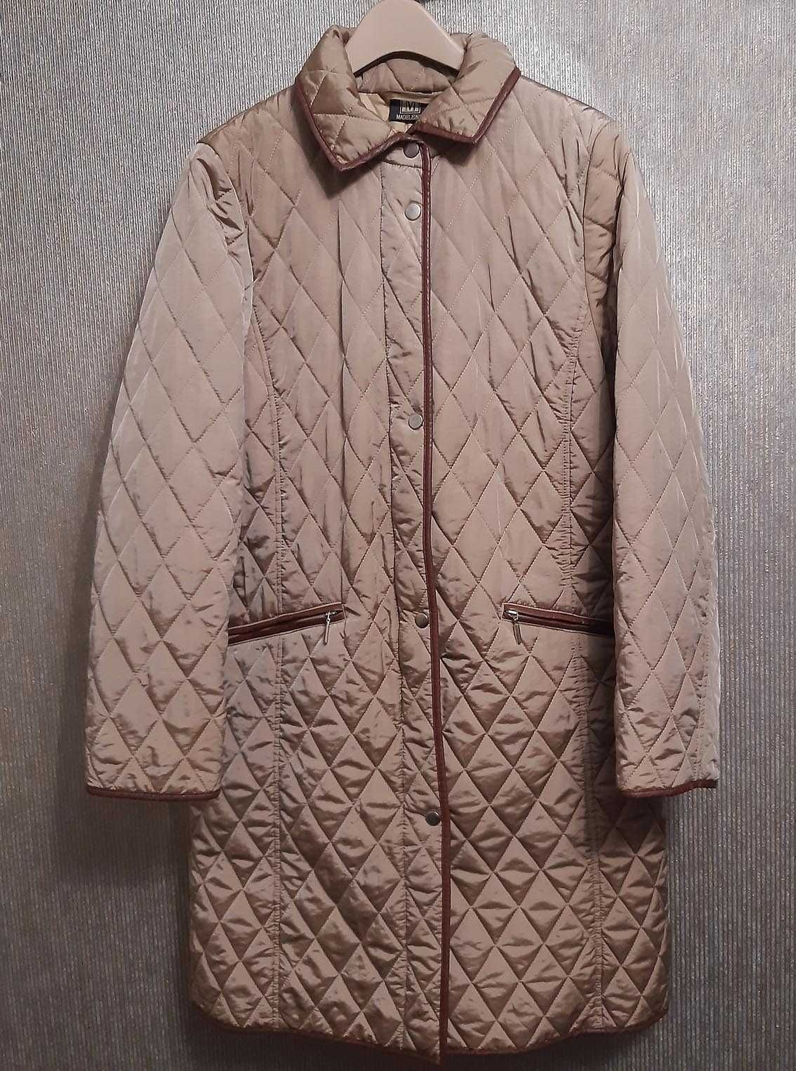 Новое стеганное пальто р наш 46-48 европа 40 бренд MADELEINE Италия