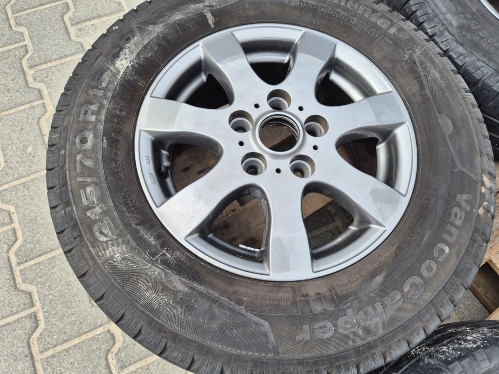 Alufelgi Camper Ducato 5x118 8,5Jx15 z oponami 215/70 R15 CP