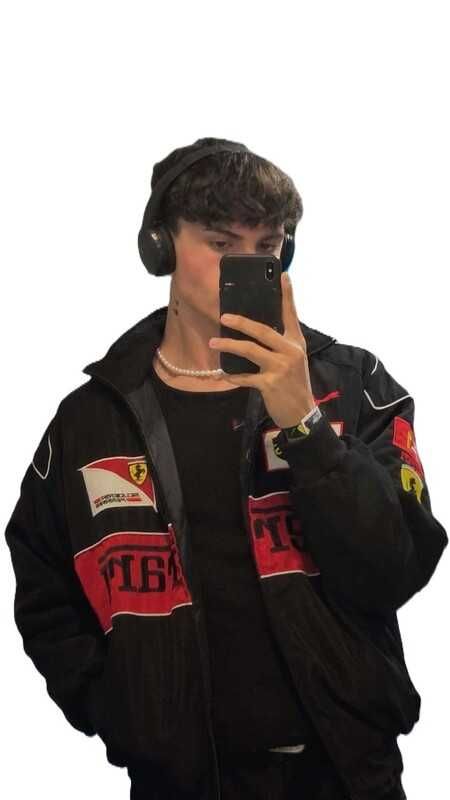 Kurtka Ferrari Vintage F1 Wyścigowa Bomberka Czarna M L XL