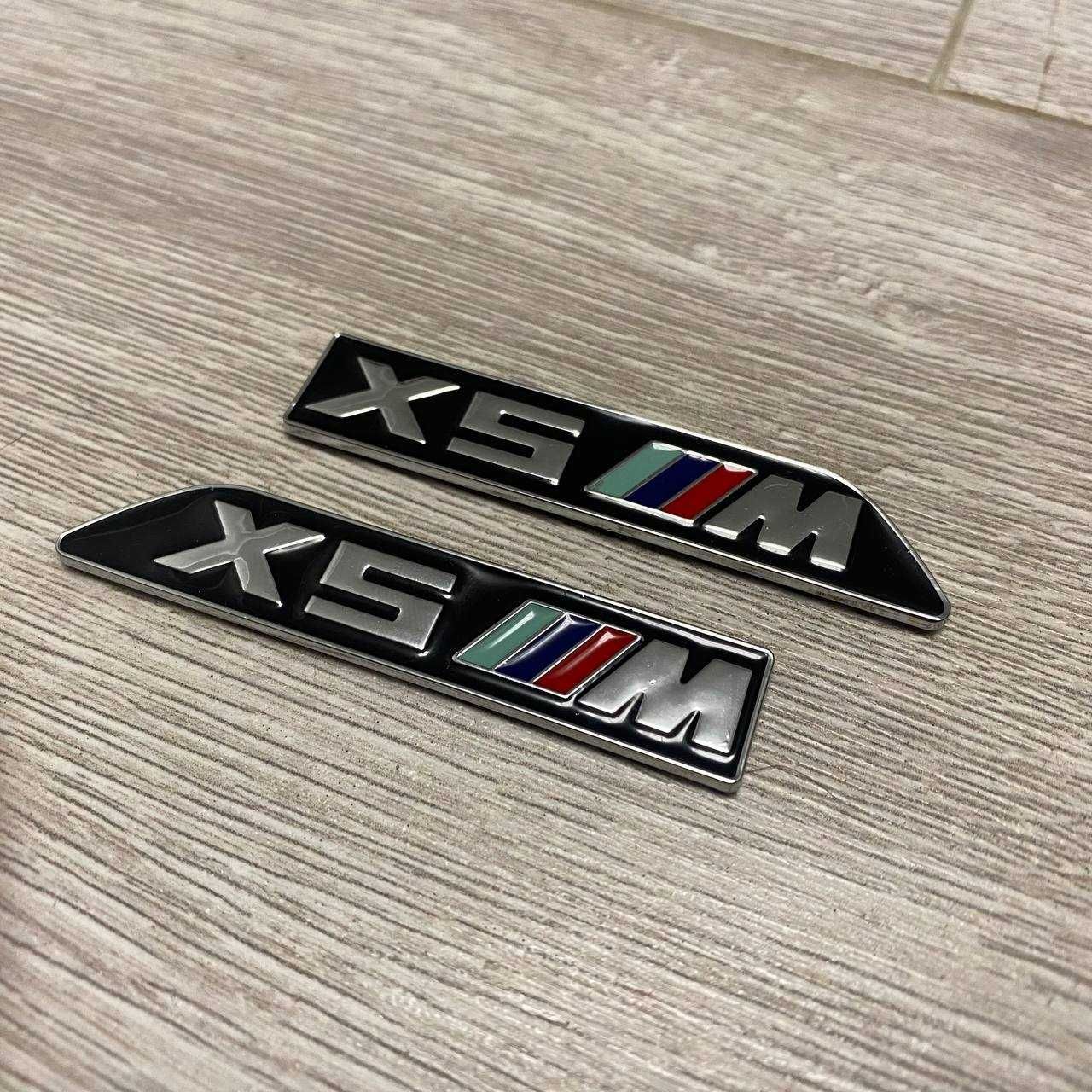 Шильдик в жабры BMW X5M F15 F85 X5  Металлический Performance black