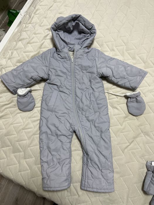 Зимовий комбінезон сірий 86 р