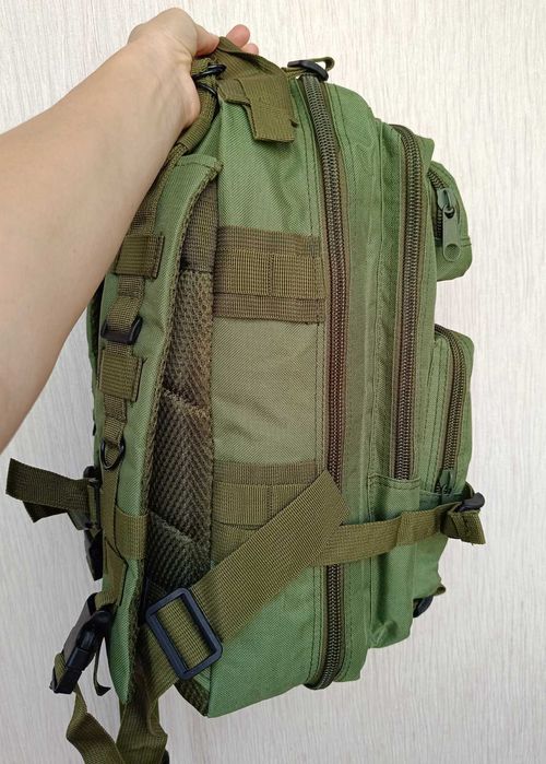 Олива рюкзак 25 л, військовий рюкзак з міцного нейлону