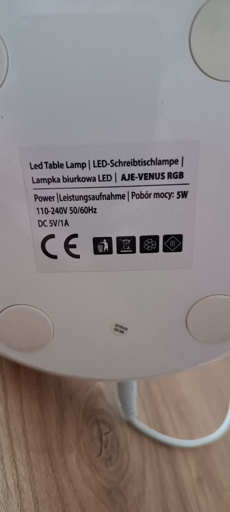 Lampka na biurko Led