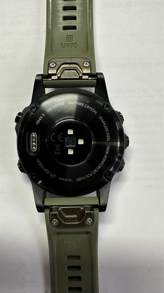 Relógio garmin  fenix 5 saphire