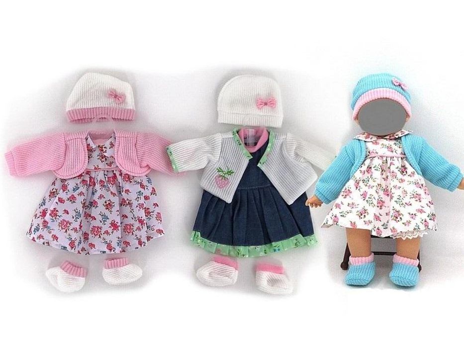 Ubranko dla lalki 40cm mix blister,232x295 mm