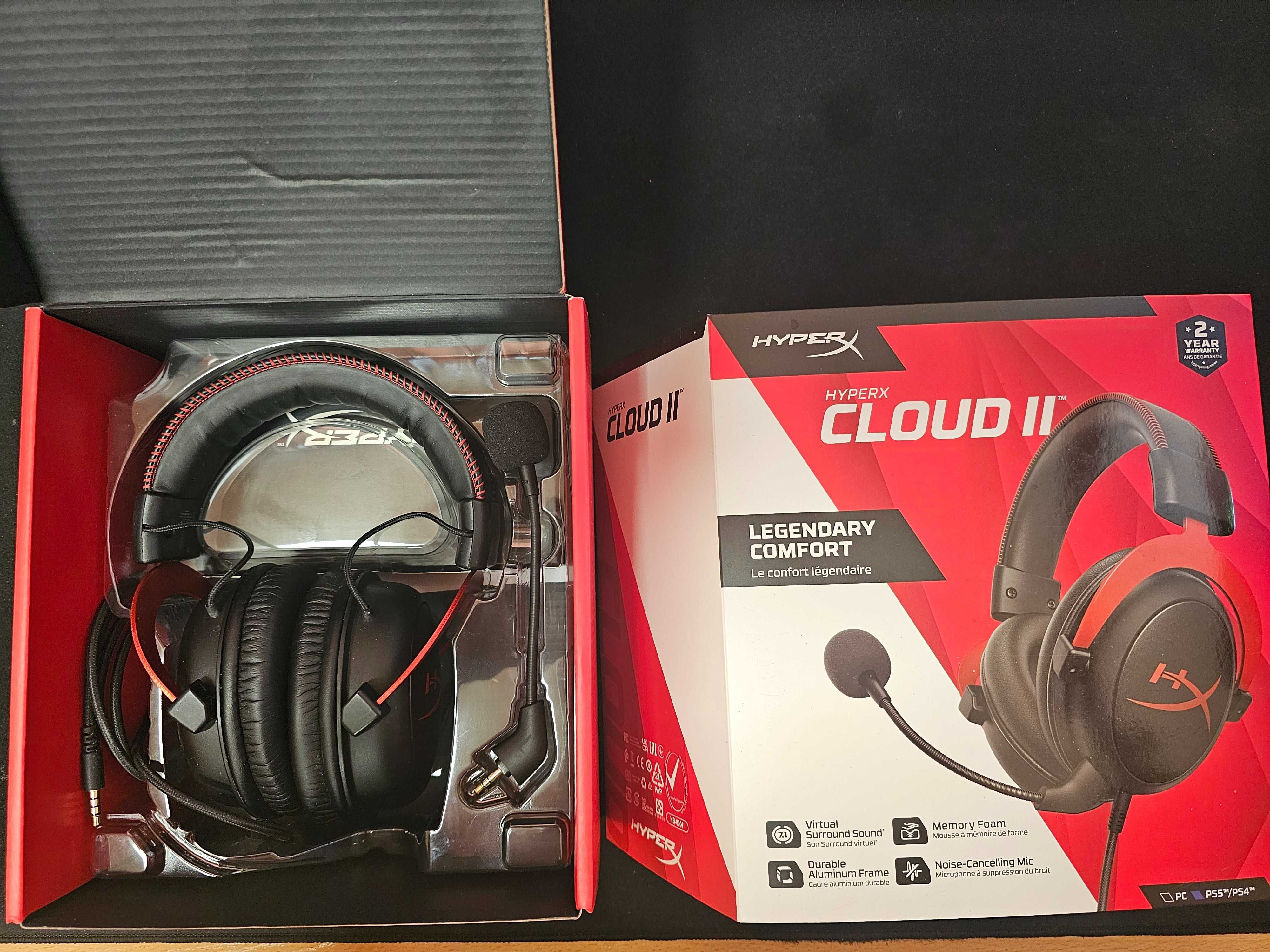 HyperX Cloud II Headset (czerwone)