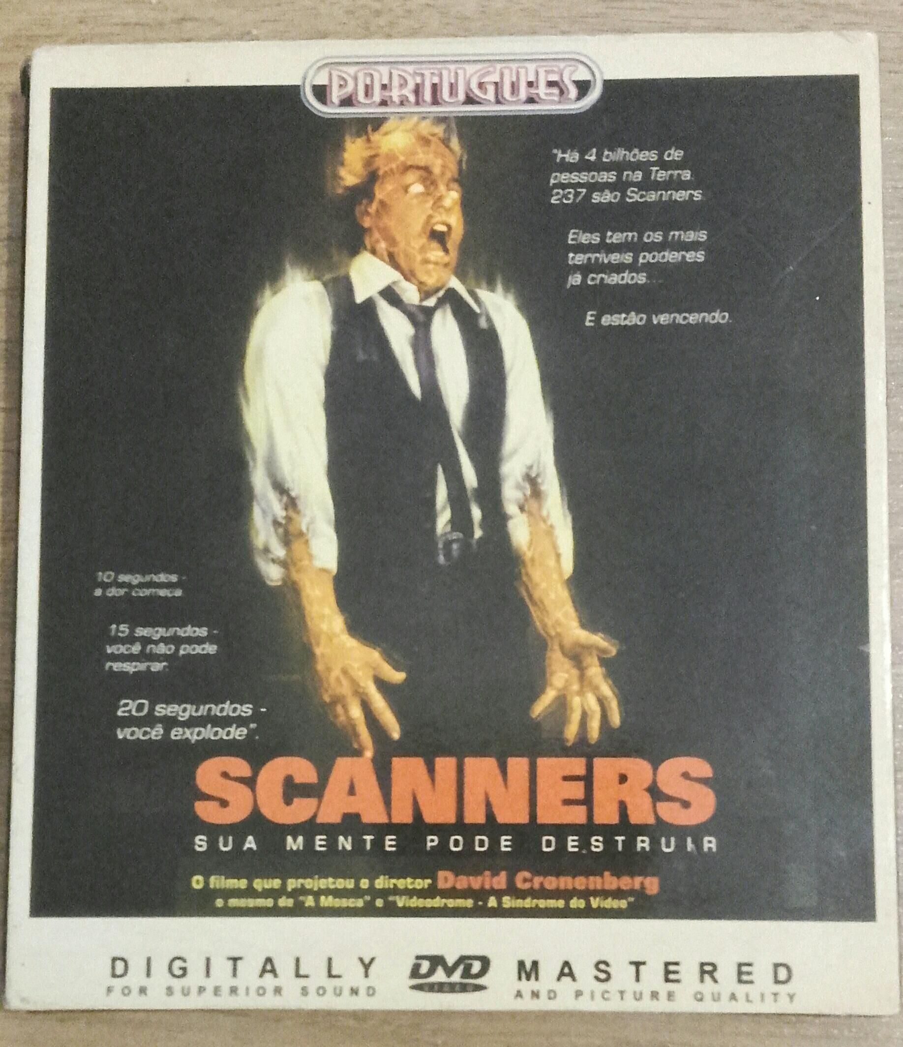 raríssimo dvd duplo: David Cronenberg "Scanners"