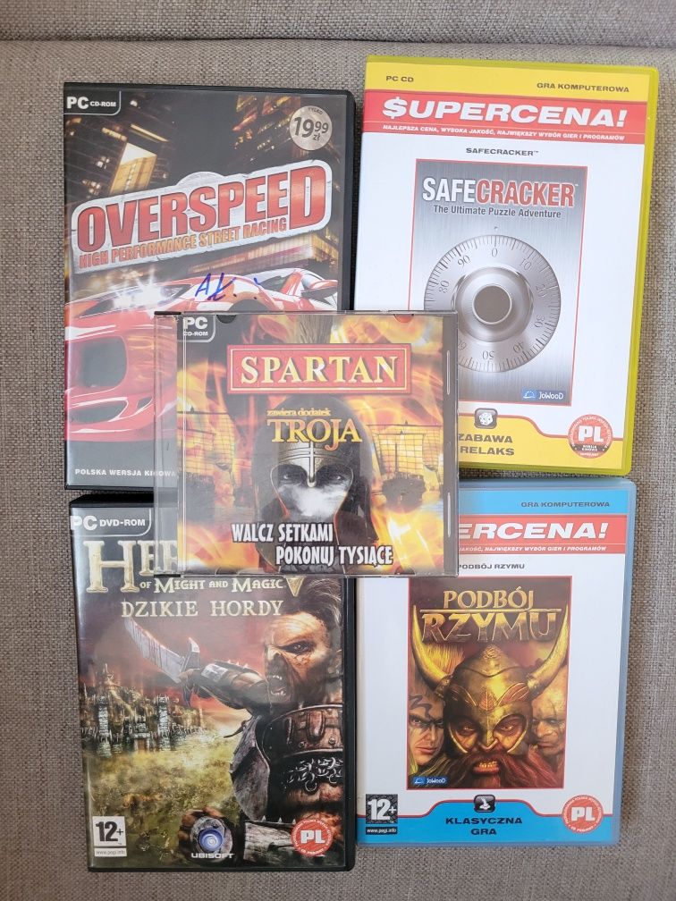 HEROES V Dzikie Hordy, Spartan, Podbój Rzymu, SafeCracker, Overspeed