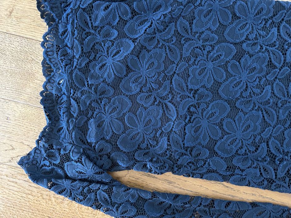 koronkowa sukienka mini h&m