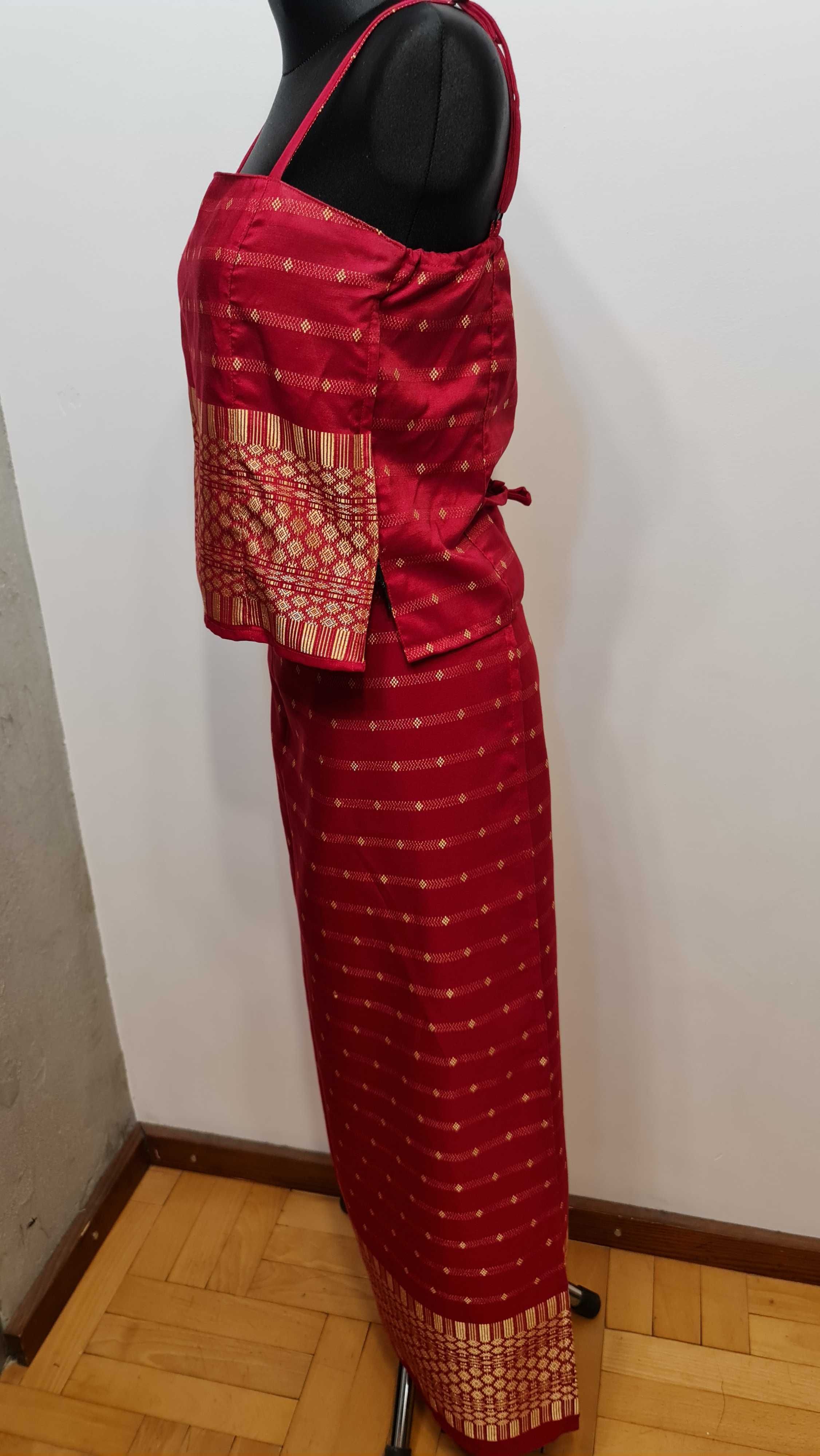 1840c Jedwabny komplet Ying Thai Silk rozmiar S/M