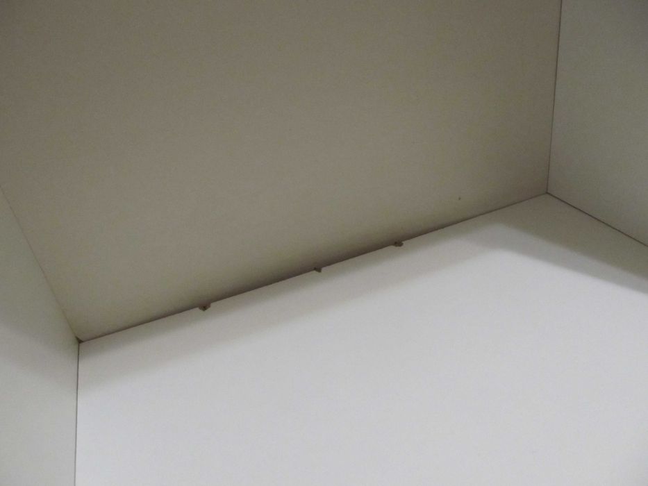 Стеллаж белый торговый офисный 200х120х36 с задней стенкой б/у