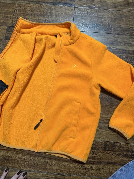 Флісова кофта на замку 134 розмір на 7-9 років Фліска флисовая кофта