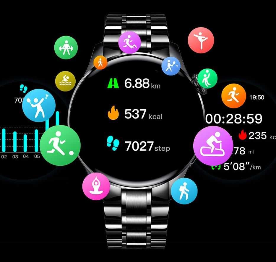 Металлические HUAWEI Watch GT 3, стильные смарт часы