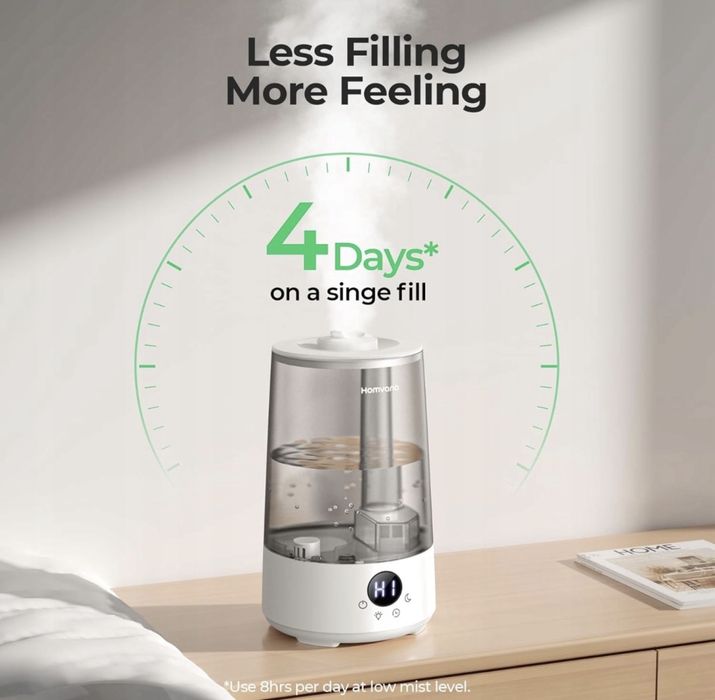 Ultrasoniczny Nawilżacz Powietrza Homvana