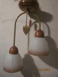 lampa na dwie żarówki