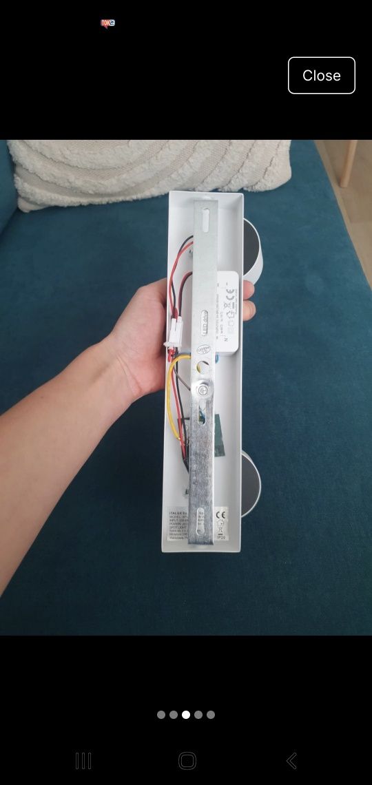 Lampa z 2 reflektorami