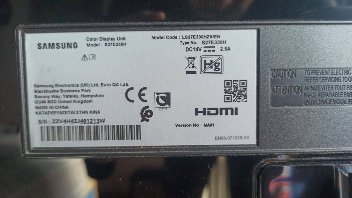 Monitor Samsung S27E330