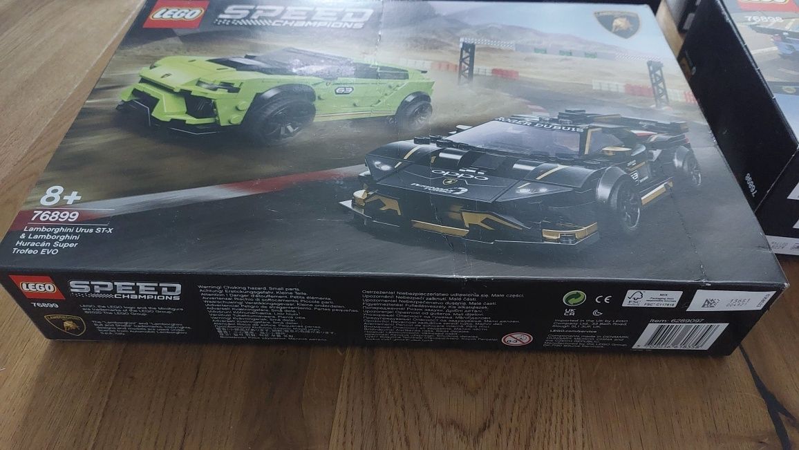 LEGO Speed champions 4w1 76899, 76898, 76904, 75895