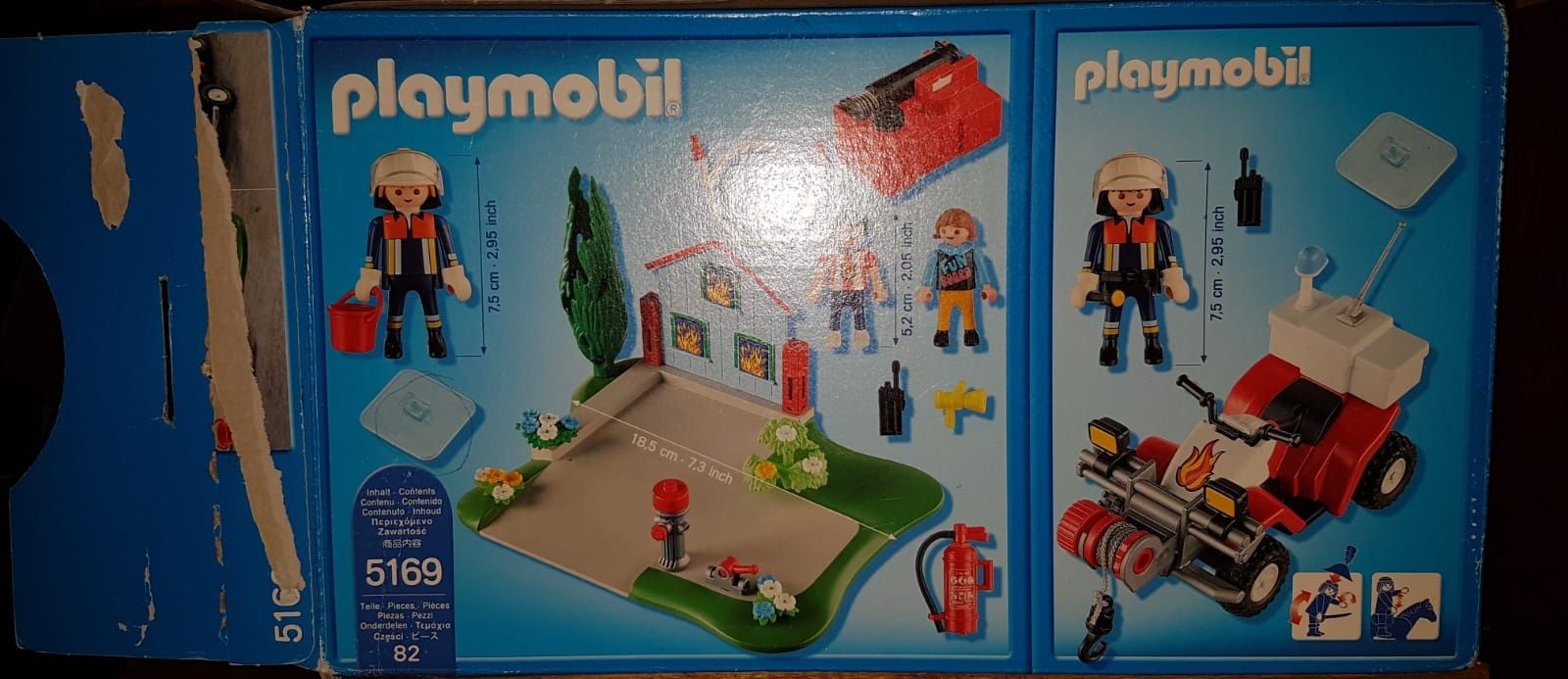 Playmobil 5169 City Action strażacy w akcji + Quad