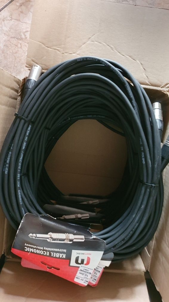 Przewód kabel mikrofonowy XLR Red's 10m MC01100
