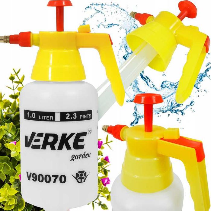 Opryskiwacz ręczny kompresyjny spryskiwacza ciśnieniowy ogrodowy 1L