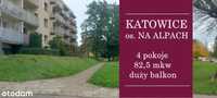 Katowice | os. Na Alpach | 82m2 | blok z lat 90tyc