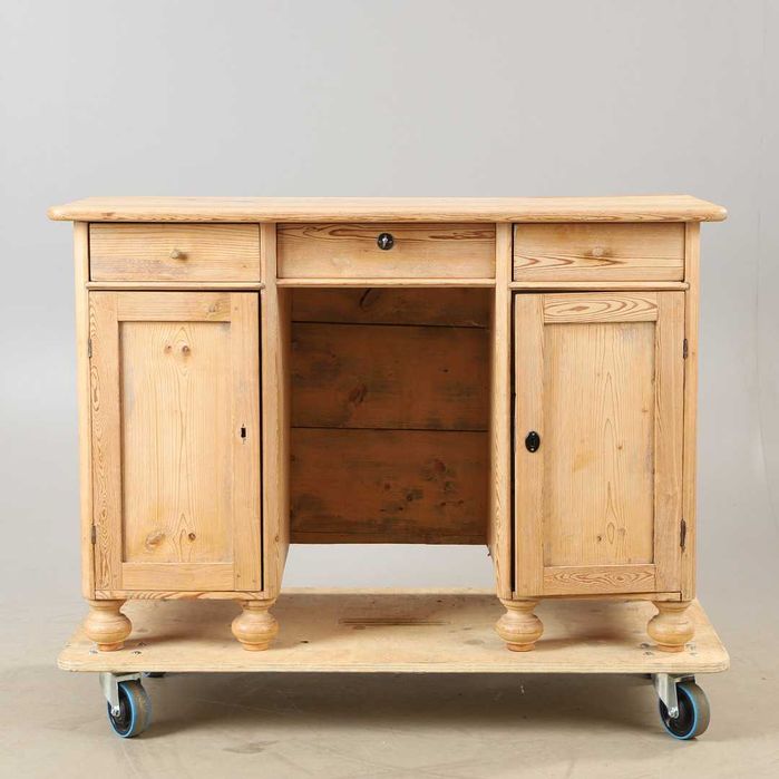 Biurko sosnowe, XIX/XX w.