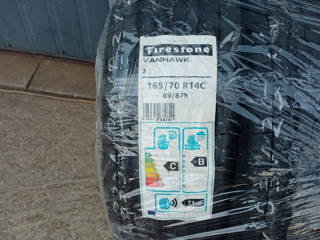 NOWE opony letnie Firestone 165/70 R14 C   do przyczepy, lawety