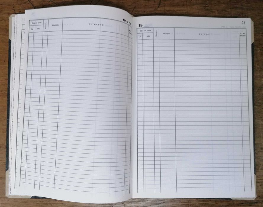 Livros registo contabilidade antigos