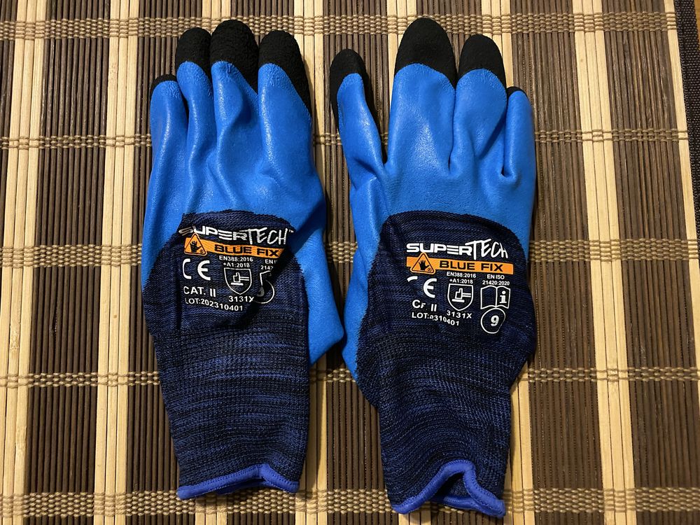 Rękawice SuperTech BLUE FIX