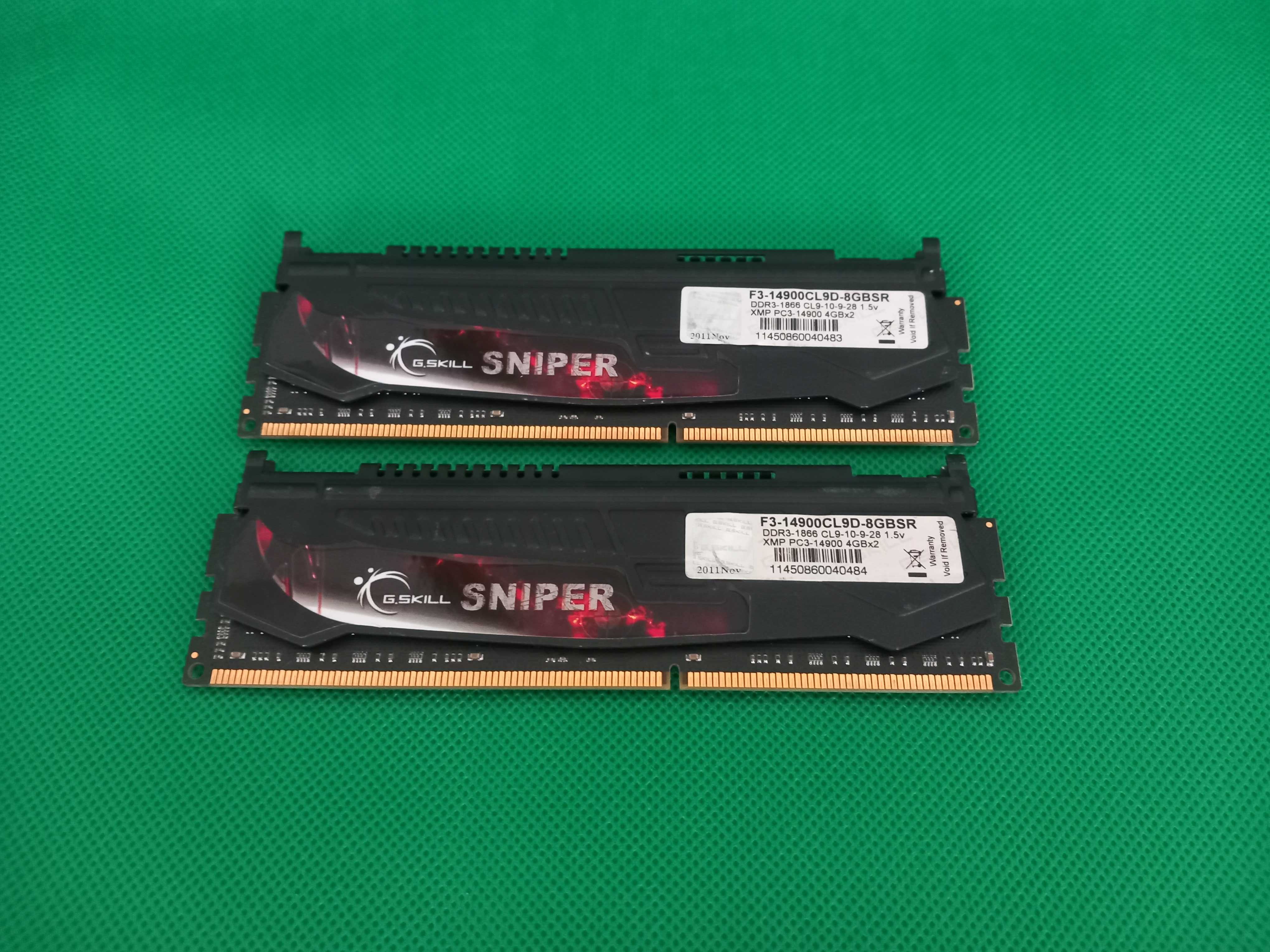 Memória RAM G.SKILL 16GB (2x8GB) DDR3 1866MHz