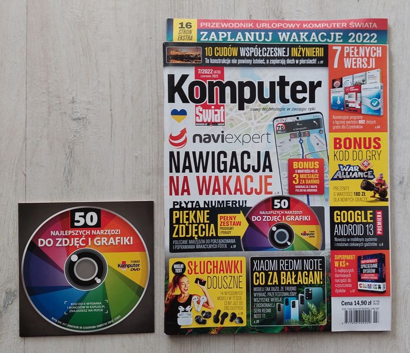 Komputer Świat 7/2022 (470) czerwiec 2022 + płyta DVD