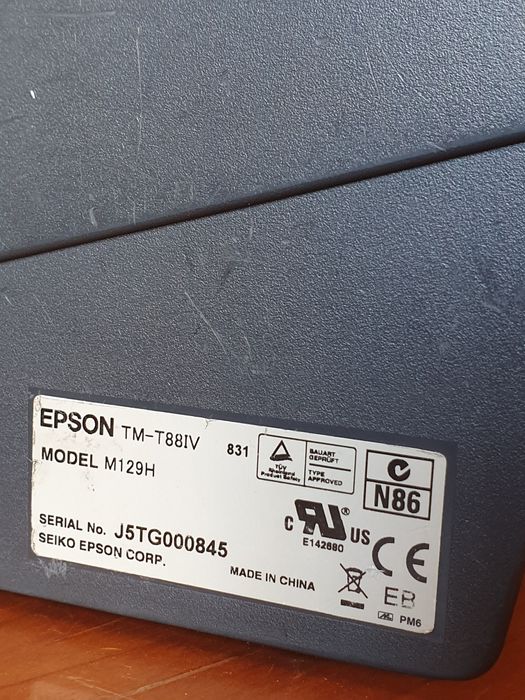 Impressoras Térmicas de Talão Epson (Valor Unitário)