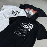 Биг Принт ТНФ // Новая футболка  The North Face // XS S M L XL