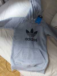 Bluza adidas szara szary melanż oldschool S XS blogerska nowa metka