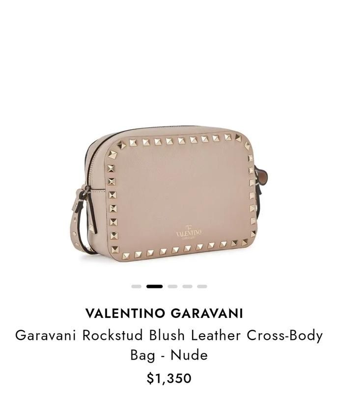 ніжна шкіряна сумочка, крос-боді garavani valentino