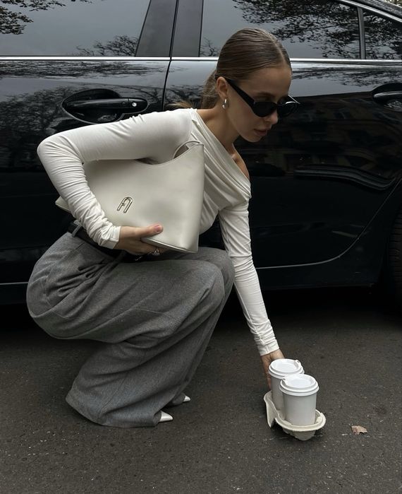 Топ зі збірками papaya лонг кофта