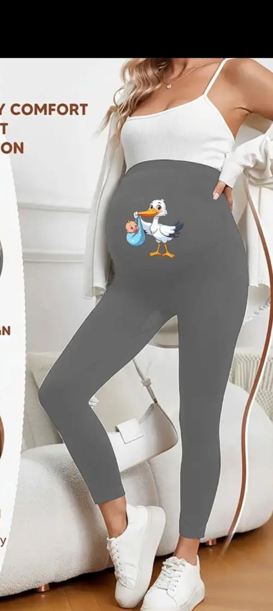 Legginsy ciążowe rozmiar XL