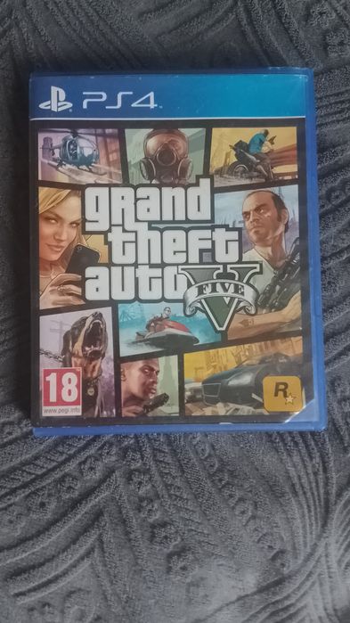Консоль Sony PlayStation 4 SLIM 1TB Black + два  джойстика +діск GTA 5