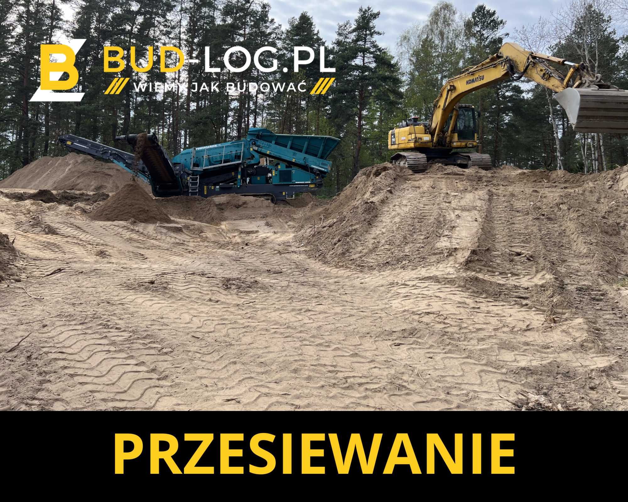 Roboty ziemne, wykopy, nasypy, wymiany, niwelacja