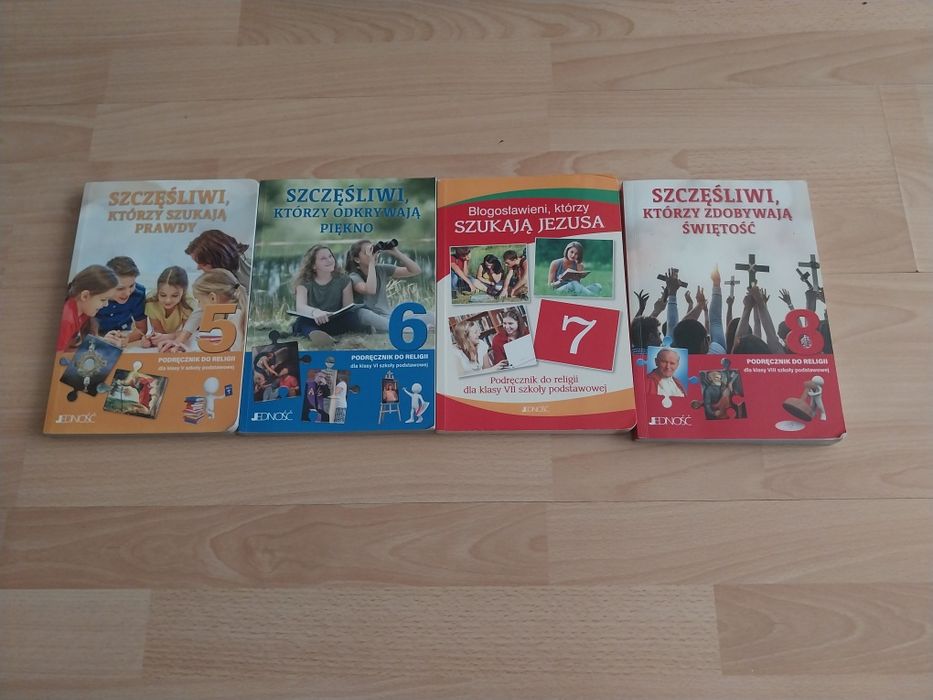 Podreczniki do religii klasa 5, 6, 7, 8