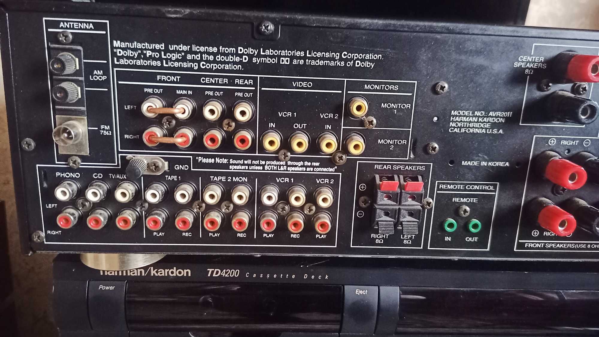 Ресівер HARMANKARDON AVR-20 II з пультом ДУ.