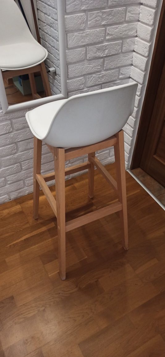 Hoker krzesło drewniane