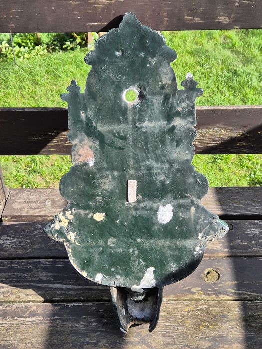 Ogród Bassena umywalka fontanna ogrodowa ścienna zlew aluminium