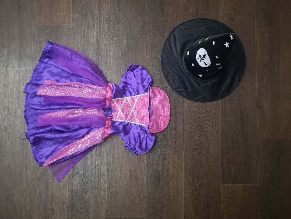 Карнавал маскарад костюм відьма капелюх ковпак 3 4 роки хеловін коспле