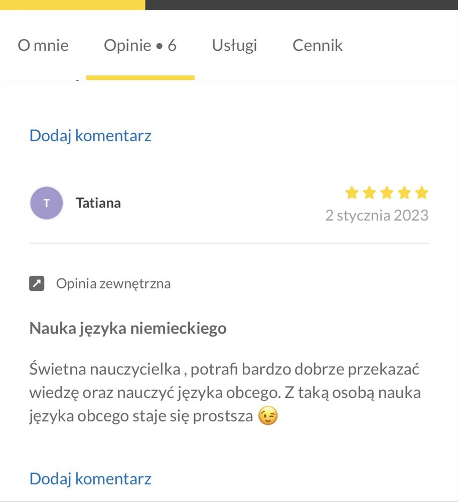 Nauczanie jezyka niemieckiego i angielskiego zapisy przez caly rok !