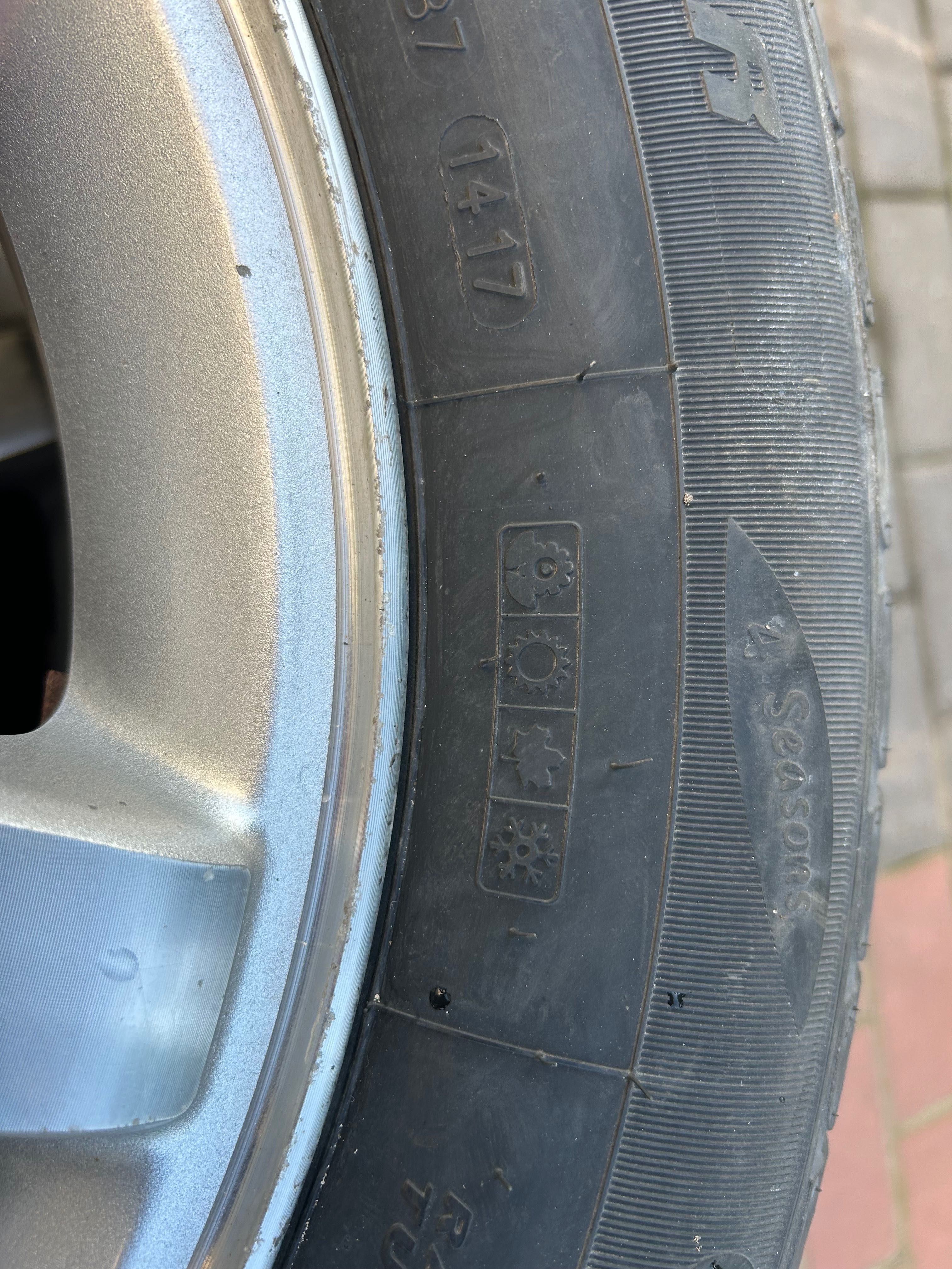 Alufelgi 5x108 Opony Wielosezonowe 215/60 R16